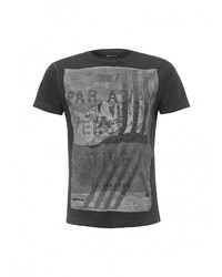 Мужская черная футболка от Gas