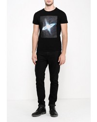 Мужская черная футболка от Gianni Lupo