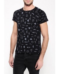 Мужская черная футболка от Gianni Lupo