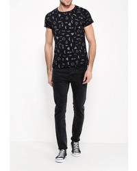 Мужская черная футболка от Gianni Lupo