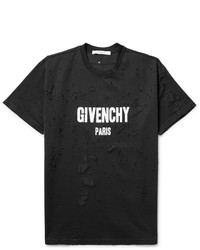 Мужская черная футболка от Givenchy