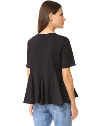 Женская черная футболка от Edit