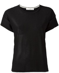 Женская черная футболка от Golden Goose Deluxe Brand