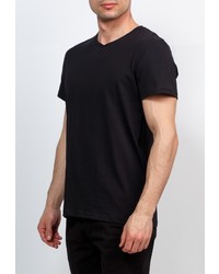 Мужская черная футболка от GREG