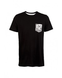 Мужская черная футболка от GREG