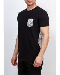 Мужская черная футболка от GREG