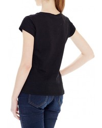 Женская черная футболка от Grezzo