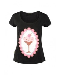 Женская черная футболка от Grezzo