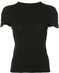 Женская черная футболка от Helmut Lang