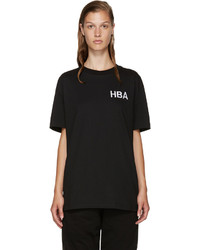 Женская черная футболка от Hood by Air