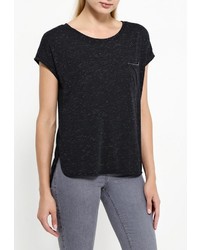 Женская черная футболка от Ichi