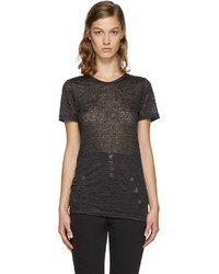 Женская черная футболка от Isabel Marant