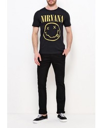 Мужская черная футболка от Jack &amp; Jones