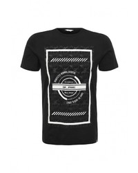 Мужская черная футболка от Jack &amp; Jones