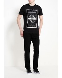 Мужская черная футболка от Jack &amp; Jones