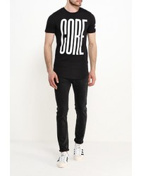 Мужская черная футболка от Jack &amp; Jones