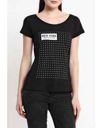 Женская черная футболка от Jacqueline De Yong