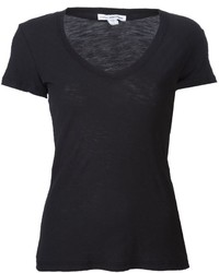 Женская черная футболка от James Perse