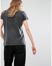 Женская черная футболка от Gestuz