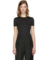 Женская черная футболка от Jil Sander