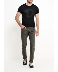 Мужская черная футболка от Just Key