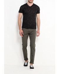 Мужская черная футболка от Just Key