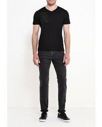 Мужская черная футболка от Just Key