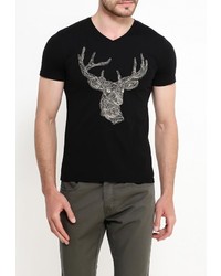 Мужская черная футболка от Just Key