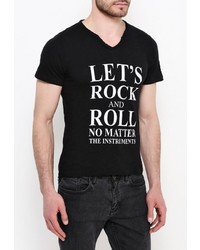 Мужская черная футболка от Kamora