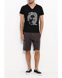 Мужская черная футболка от Kamora