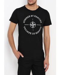 Мужская черная футболка от Kamora