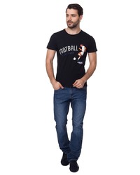 Мужская черная футболка от Kanzler