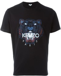 Мужская черная футболка от Kenzo