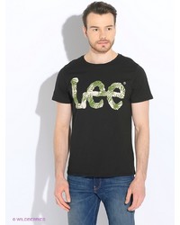 Мужская черная футболка от Lee