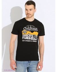 Мужская черная футболка от Levi's