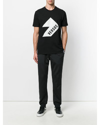 Мужская черная футболка от Versus