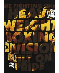 Мужская черная футболка от Lonsdale