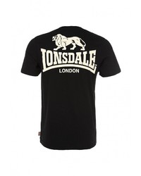 Мужская черная футболка от Lonsdale