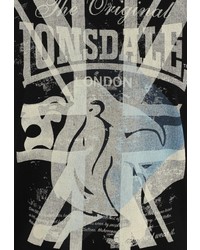 Мужская черная футболка от Lonsdale