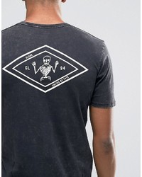 Мужская черная футболка от Globe