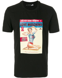 Мужская черная футболка от Love Moschino