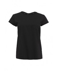 Женская черная футболка от Lusio