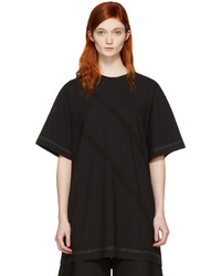Женская черная футболка от Maison Margiela