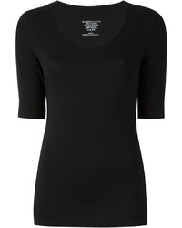 Женская черная футболка от Majestic Filatures