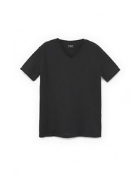 Мужская черная футболка от Mango Man