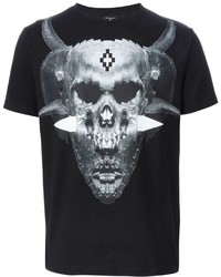 Мужская черная футболка от Marcelo Burlon County of Milan