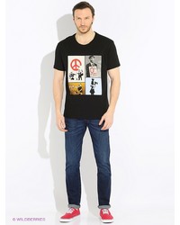 Мужская черная футболка от Marco Masini