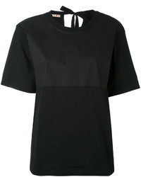 Женская черная футболка от Marni