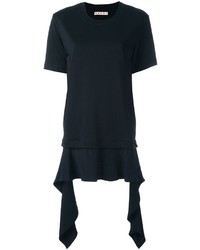 Женская черная футболка от Marni