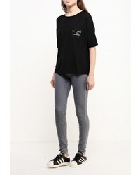 Женская черная футболка от Mavi